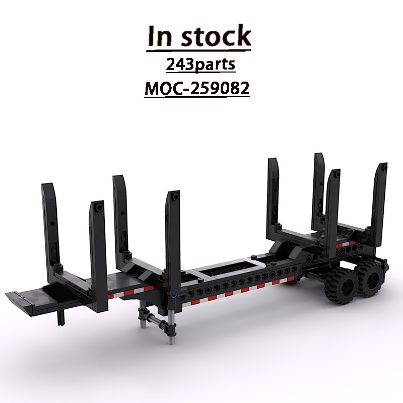 Urban Farming Usa - MOC-259082 都市農場農業伐採トレーラービルディングブロックモデル 243 パーツ男の子子供の誕生日ビルディングブロックおもちゃギフト