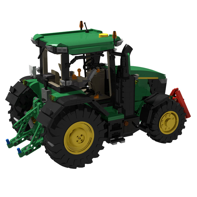 Urban Farming Usa - MOC-231420 アーバンファーム農業トラクター ビルディングブロックモデル 1984 ピース MOC