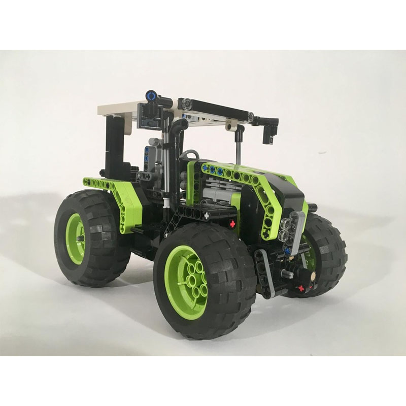 Urban Farming Usa - MOC-97333 都市農場農業トラクター ビルディングブロックモデル 660 パーツ MOC