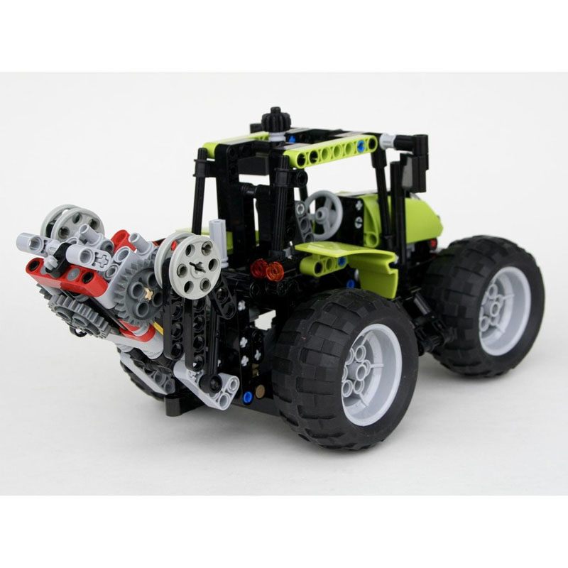 Urban Farming Usa - MOC-4933 都市農場農業トラクター ビルディングブロックモデル 577 パーツ MOC